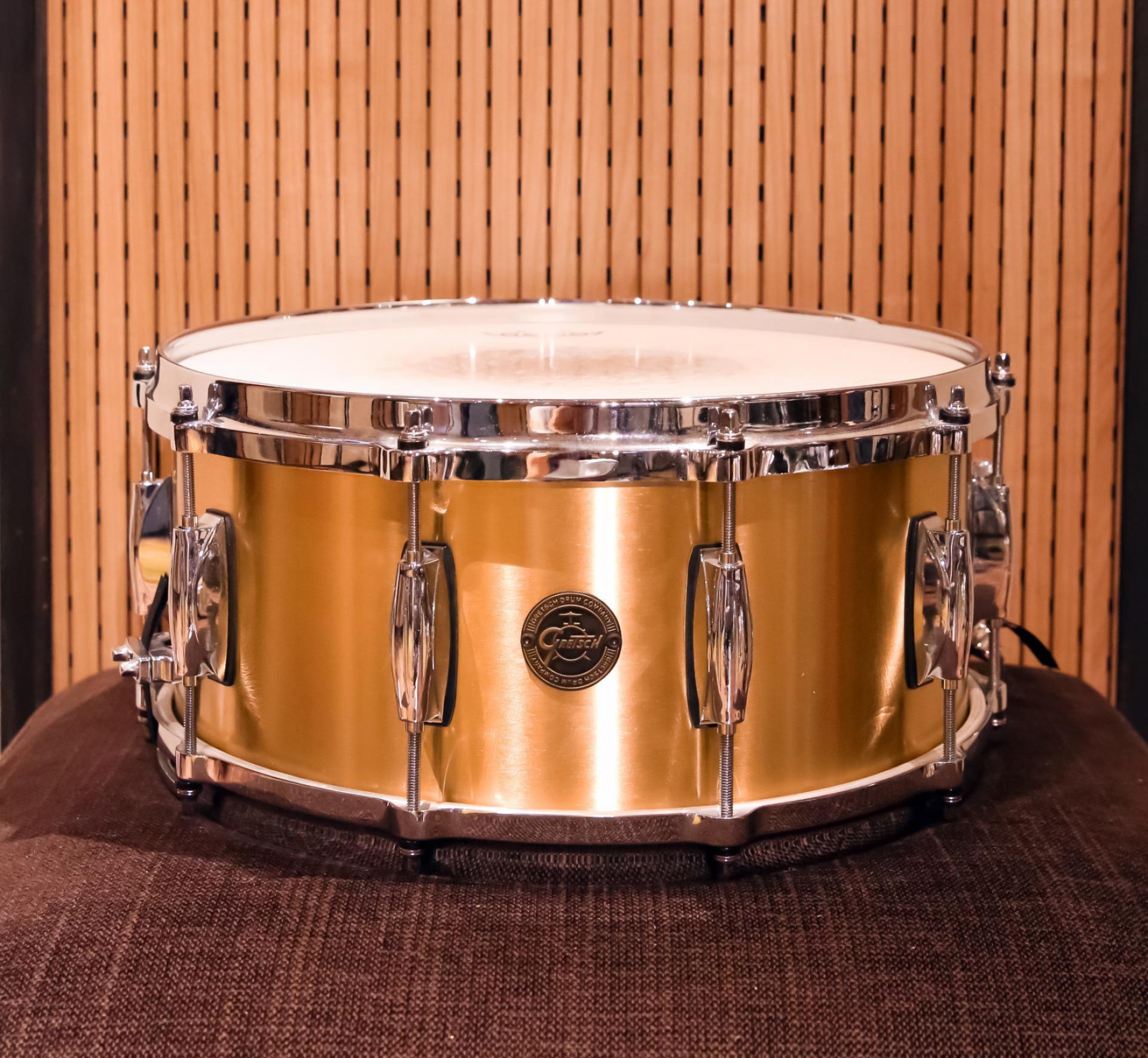 14" x 6.5" Gretsch Bell Brass Snare Drum